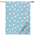 Milk Bottle Cartoon Pattern Print House Flag