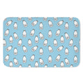 Milk Bottle Cartoon Pattern Print Indoor Door Mat