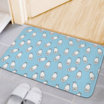 Milk Bottle Cartoon Pattern Print Indoor Door Mat