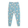 Milk Bottle Cartoon Pattern Print Jogger Pants