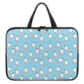 Milk Bottle Cartoon Pattern Print Laptop Sleeve With Handle