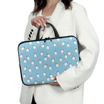 Milk Bottle Cartoon Pattern Print Laptop Sleeve With Handle