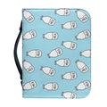 Milk Bottle Cartoon Pattern Print Leather Bible Cover