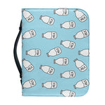 Milk Bottle Cartoon Pattern Print Leather Bible Cover