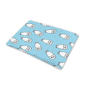 Milk Bottle Cartoon Pattern Print Pet Cooling Mat Cover