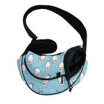 Milk Bottle Cartoon Pattern Print Pet Sling Carrier