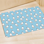 Milk Bottle Cartoon Pattern Print Polyester Doormat