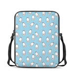 Milk Bottle Cartoon Pattern Print Rectangular Crossbody Bag