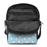 Milk Bottle Cartoon Pattern Print Rectangular Crossbody Bag