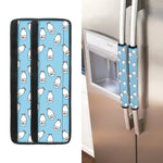 Milk Bottle Cartoon Pattern Print Refrigerator Handle Covers