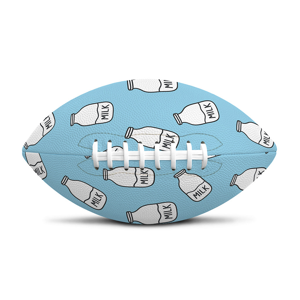 Milk Bottle Cartoon Pattern Print Rugby Ball