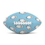 Milk Bottle Cartoon Pattern Print Rugby Ball