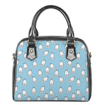Milk Bottle Cartoon Pattern Print Shoulder Handbag