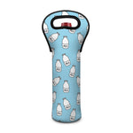 Milk Bottle Cartoon Pattern Print Single Neoprene Wine Tote
