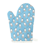 Milk Bottle Cartoon Pattern Print Single Oven Mitt