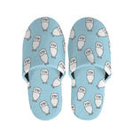 Milk Bottle Cartoon Pattern Print Slippers