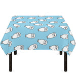 Milk Bottle Cartoon Pattern Print Tablecloth