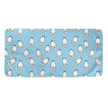 Milk Bottle Cartoon Pattern Print Towel