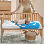 Milk Print Baby Crib Sheet