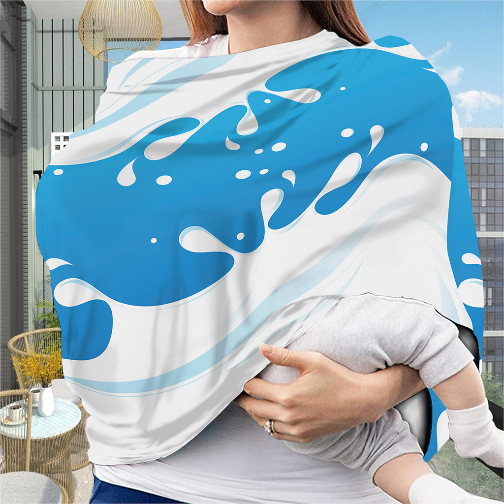 Milk Print Baby Seat Cover