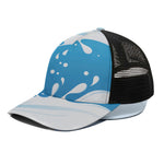 Milk Print Black Mesh Trucker Cap