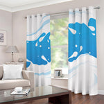 Milk Print Blackout Grommet Curtains