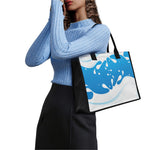 Milk Print Canvas Tote Bag