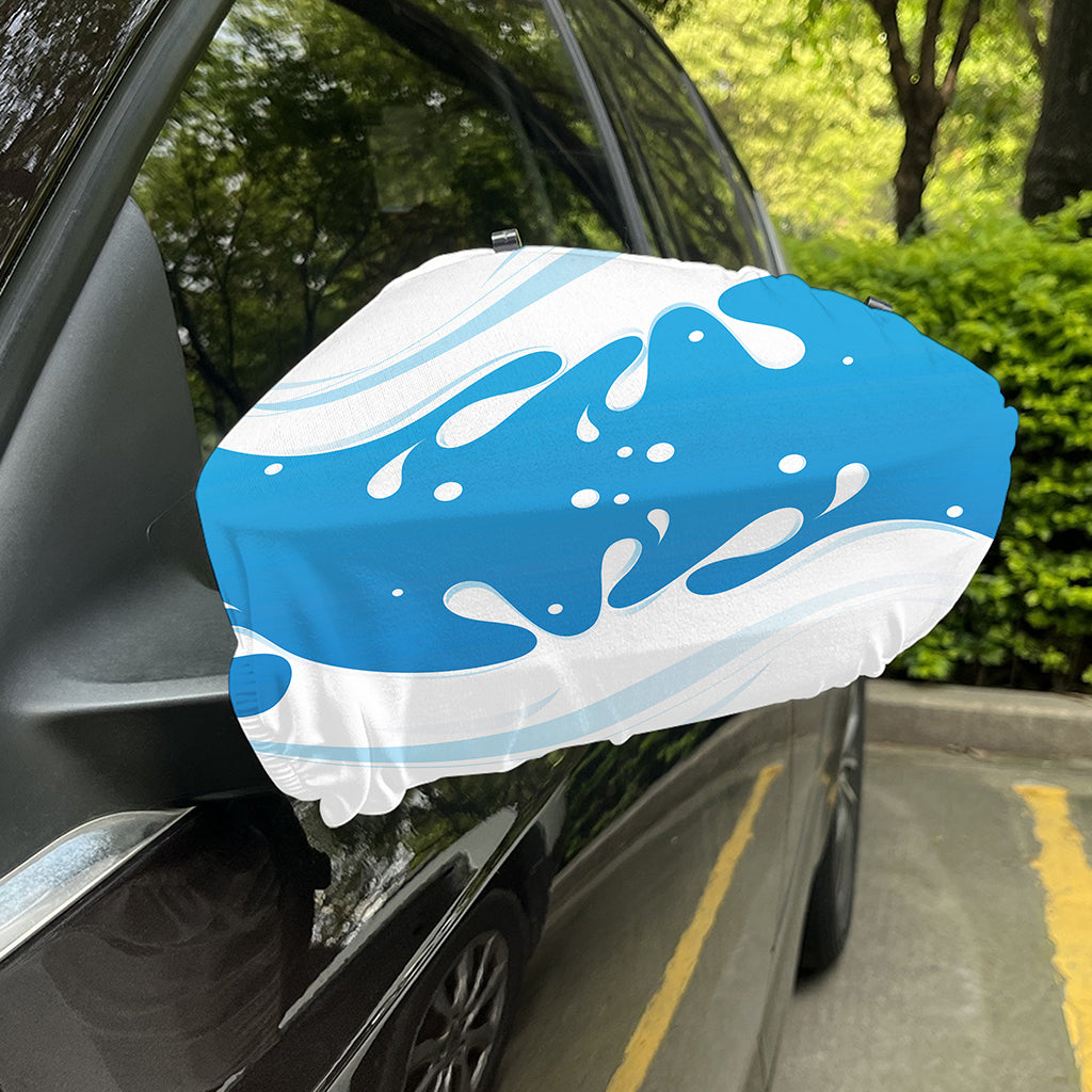 Milk Print Car Side Mirror Covers