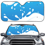 Milk Print Car Windshield Sun Shade