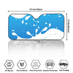Milk Print Car Windshield Sun Shade