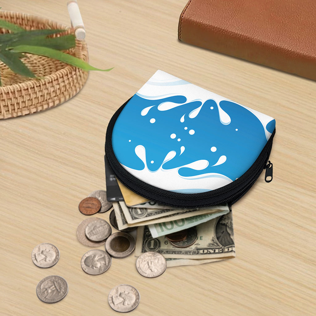 Milk Print Coin Purse