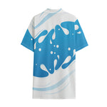 Milk Print Cotton Hawaiian Shirt