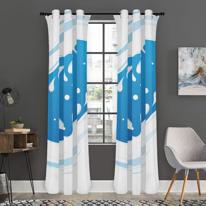 Milk Print Curtain