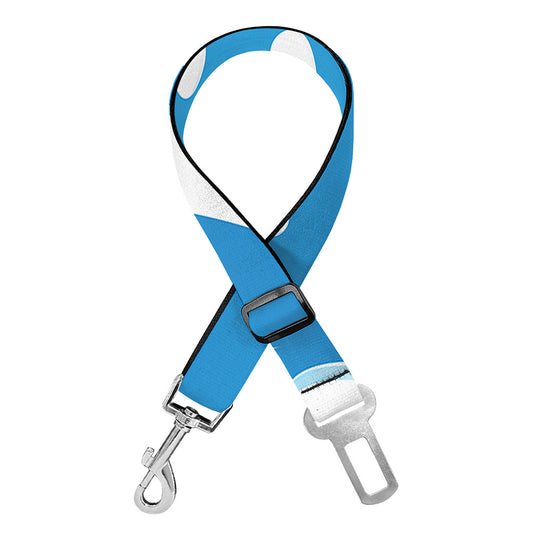 Milk Print Dog Seat Belt