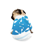 Milk Print Dog Zip Up Jacket