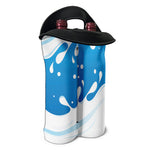 Milk Print Double Neoprene Wine Tote
