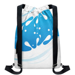 Milk Print Drawstring Backpack