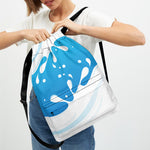 Milk Print Drawstring Backpack