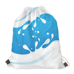 Milk Print Drawstring Bag