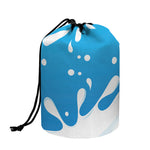 Milk Print Drawstring Makeup Bag