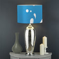 Milk Print Drum Lamp Shade