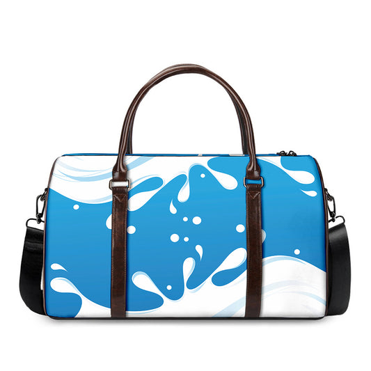 Milk Print Duffle Bag