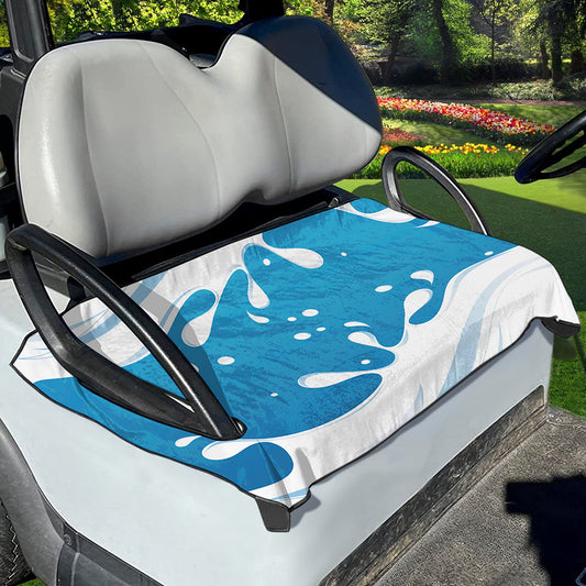 Milk Print Golf Cart Seat Cover