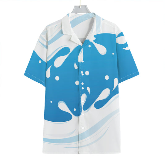 Milk Print Hawaiian Shirt