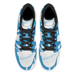Milk Print High Top Leather Sneakers