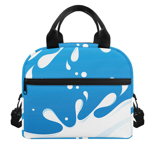 Milk Print Insulated Lunch Bag