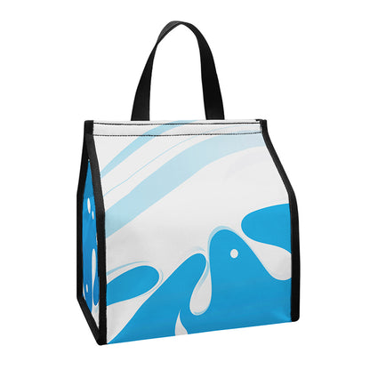 Milk Print Insulated Lunch Tote