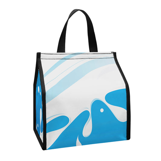 Milk Print Insulated Lunch Tote