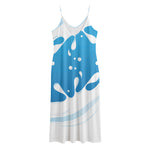 Milk Print Jersey Midi Cami Dress