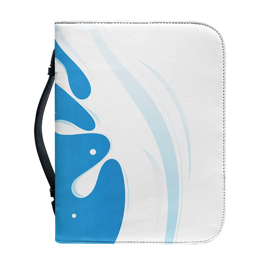 Milk Print Leather Bible Cover